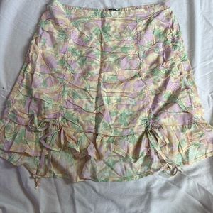 Wild Fable Floral Mini Skirt
